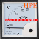 Đồng hồ đo điện áp xoay chiều  dạng kim giá trị thang đo: 500V  Cấp chính xác: 1.5