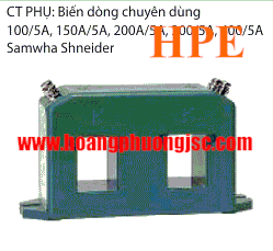 Biến dòng 2CT Schneider 100/5A, 150A/5A, 200A/5A, 300/5A, 400/5A  - Biến dòng 2CT Samwha 100/5A, 150A/5A, 200A/5A, 300/5A, 400/5A 