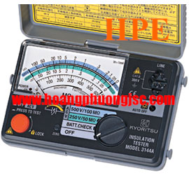 Đồng hồ đo điện trở cách điện Megaohm , (Mêgôm mét), Kyoritsu 3161A,K3161A
