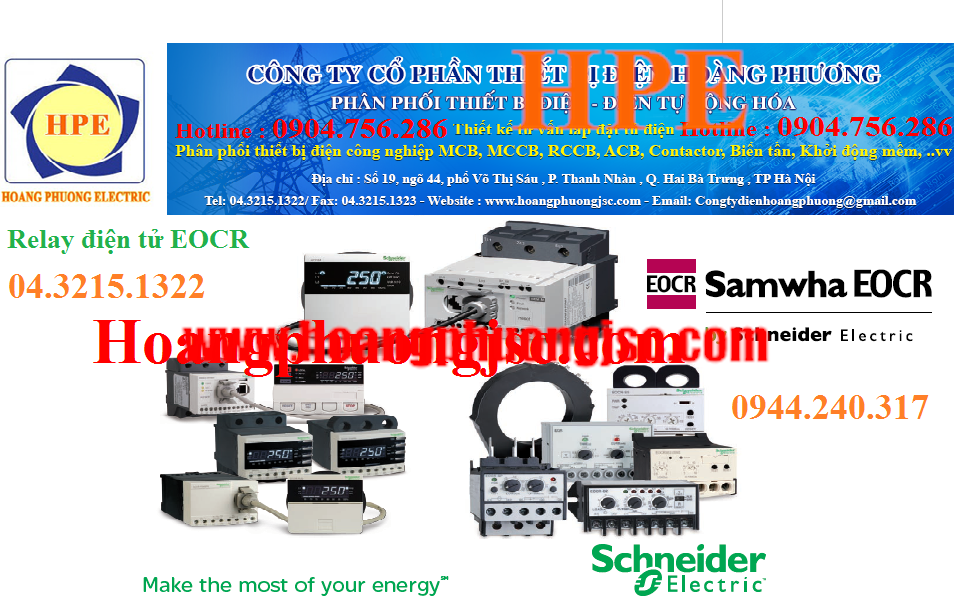 Rơle Samwha | Samwha relay - Rơle Schneider Electric | Schneider Electric relay