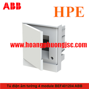 Tủ điện âm tường cửa trắng 4 Module 1SZR004002A1101 ABB