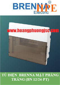 Tủ điện mặt phẳng trắng kính (BN 12/24-PK)