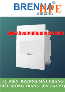Tủ điện mặt phẳng siêu mỏng trắng (BN 2/4-SPT)