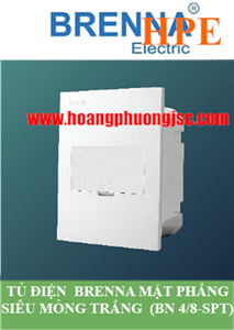 Tủ điện mặt phẳng siêu mỏng trắng (BN 4/8-SPT)