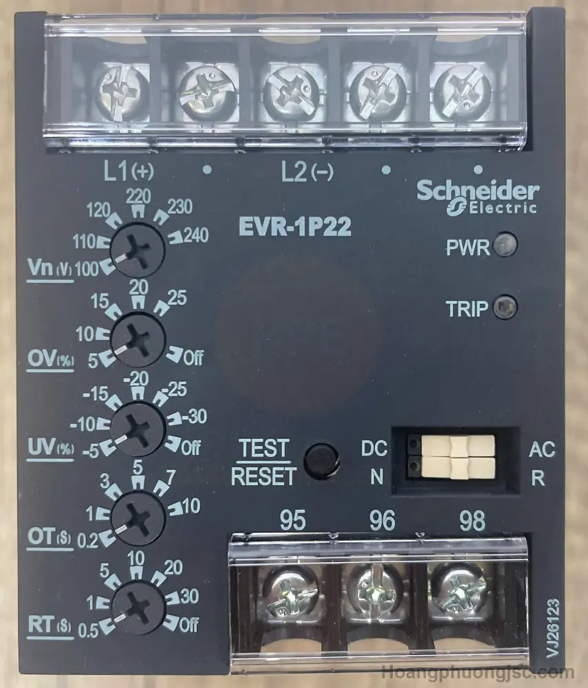 Rơ le bảo vệ điện áp 1 pha EVR-1P22 Schneider