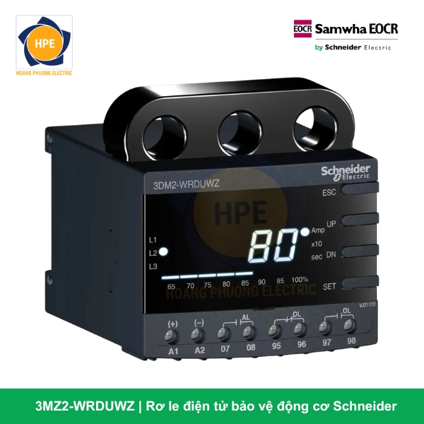 3MZ2-WRDUWZ _ Rơ le điện tử bảo vệ động cơ Schneider