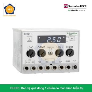 DUCR _ Bảo vệ quá dòng 1 chiều có màn hình hiển thị