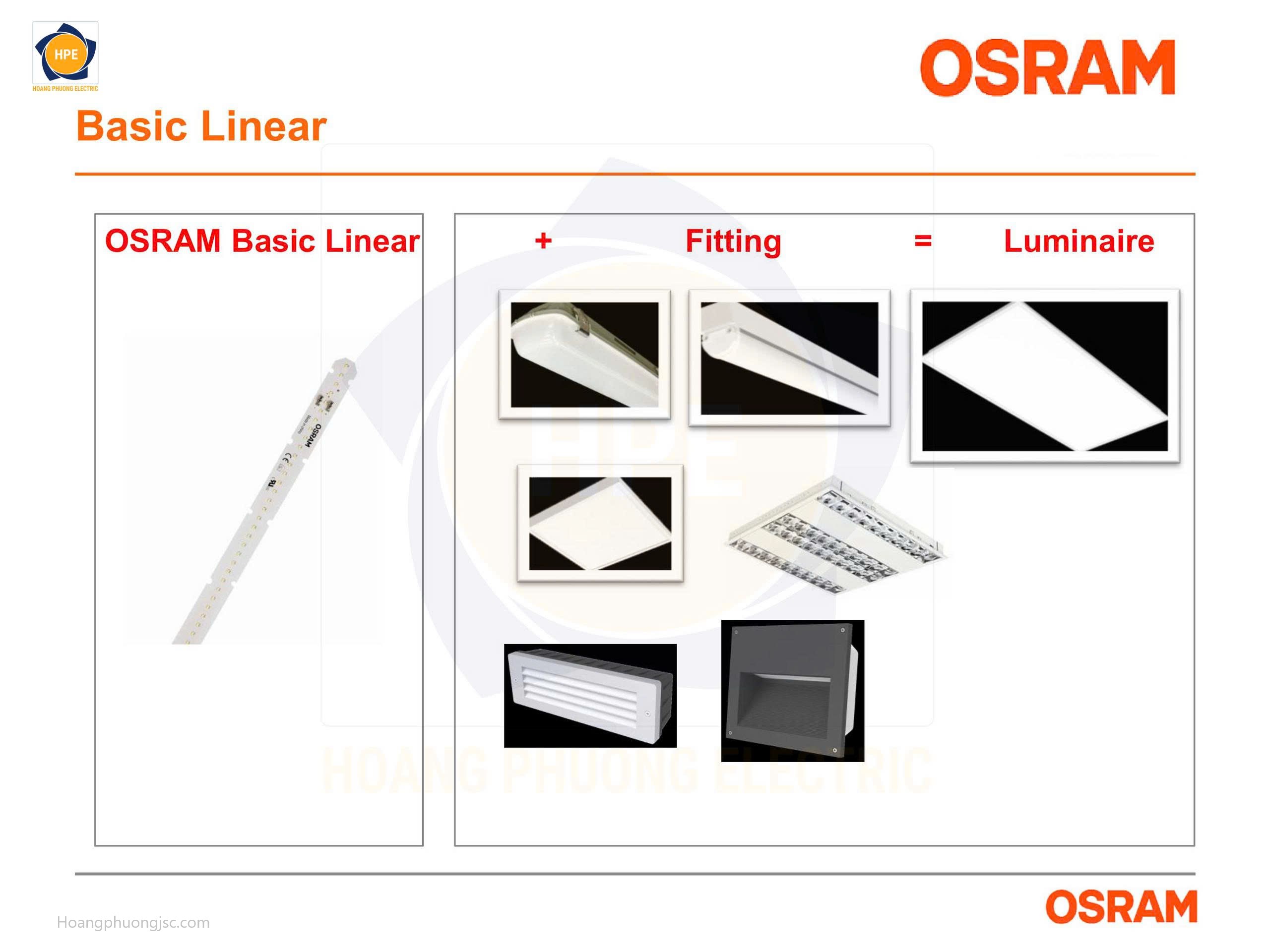 Đèn chiếu sáng Osram là dòng thiết bị chiếu sáng nổi tiếng đến từ Đức, được đánh giá cao về chất lượng ánh sáng, độ bền và hiệu suất tiết kiệm điện. Với công nghệ LED hiện đại cùng khả năng vận hành ổn định, các sản phẩm đèn Osram được ứng dụng rộng rãi trong nhà ở, văn phòng, showroom, khách sạn, nhà xưởng và công trình công nghiệp.