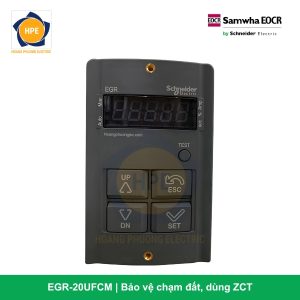 EGR-20UFCM - Bảo vệ chạm đất, dùng ZCT (lắp ngoài mặt tủ)
