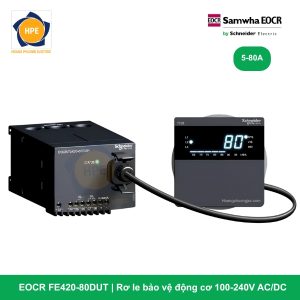 EOCR FE420-80DUT - Rơ le bảo vệ động cơ, 100-240V AC_DC, dạng đầu cốt terminal (Terminal type)