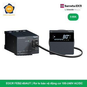 EOCR FEBZ-80AUT - Rơ le bảo vệ động cơ, 100-240V ACDC, dạng đầu cốt terminal (Terminal type)