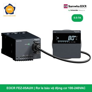 EOCR FEZ-05AUH - Rơ le bảo vệ động cơ 100-240VAC, 5060HZ, màn hình rời lắp ngoài cánh tủ