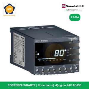 EOCR3BZ2-WRABTZ- Rơ le bảo vệ động cơ 24V AC_DC, dạng đầu cốt terminal