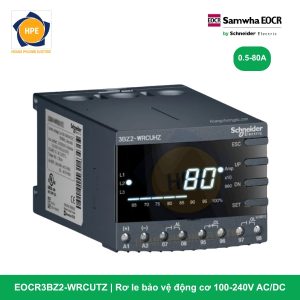 EOCR3BZ2-WRCUTZ- Rơ le bảo vệ động cơ 100-240V AC_DC, dạng xuyên cáp