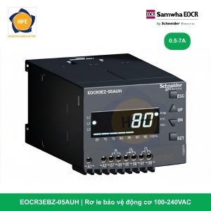 EOCR3EBZ-05AUH - Rơ le bảo vệ động cơ 100-240VAC, 5060HZ