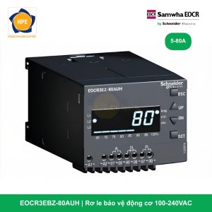EOCR3EBZ-80AUH - Rơ le bảo vệ động cơ 100-240VAC, 5060HZ