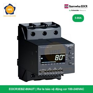 EOCR3EBZ-80AUT - Rơ le bảo vệ động cơ 100-240VAC, 50_60HZ