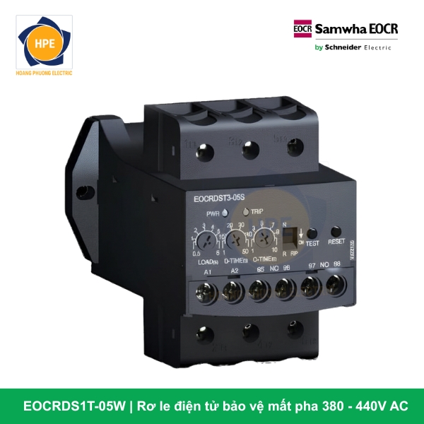 EOCRDS1T-05W Rơ le điện tử bảo vệ mất pha Schneider