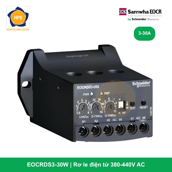 Rơ le điện tử EOCRDS3-30W Schneider | 3-30A