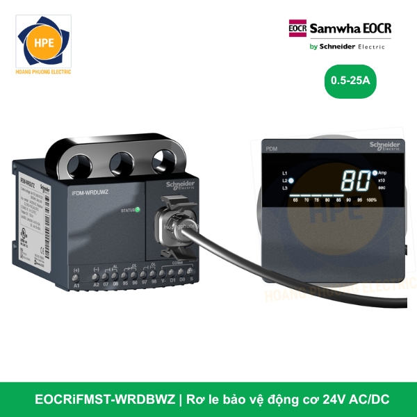 EOCRiFMST-WRDBWZ - Rơ le bảo vệ động cơ, 100-240V AC_DC