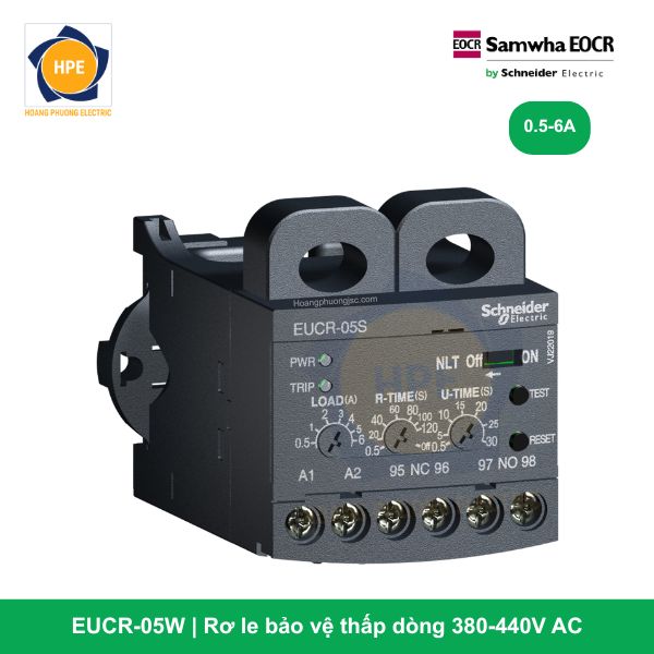 Rơ le bảo vệ thấp dòng EUCR-05W Schneider | 0.5-6A