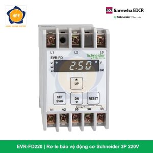 EVR-FD220 - Rơ le bảo vệ 3 pha 220V (lắp ngoài cánh)