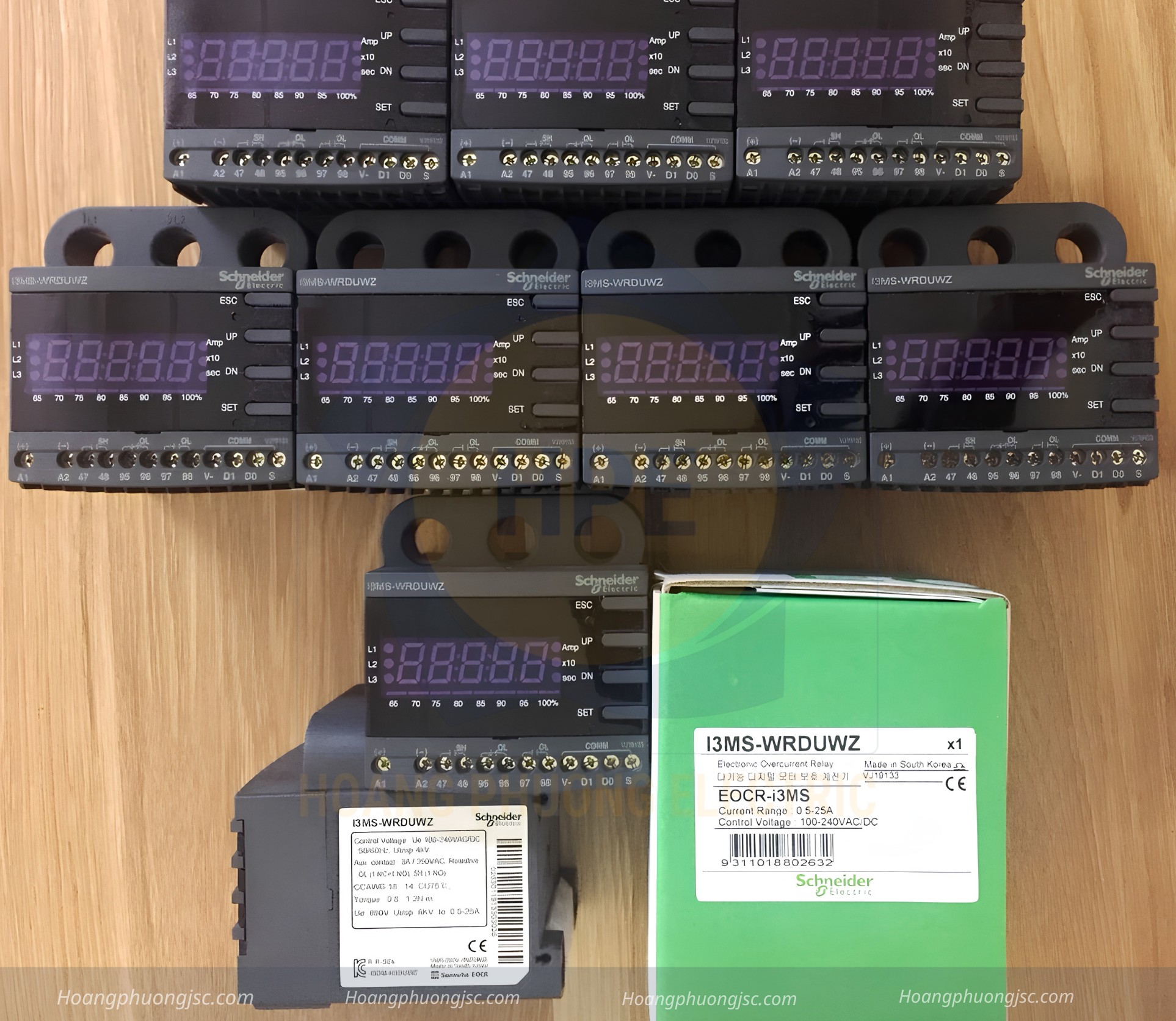 Hình ảnh thực tế rơ le bảo vệ EOCR-i3MS Schneider