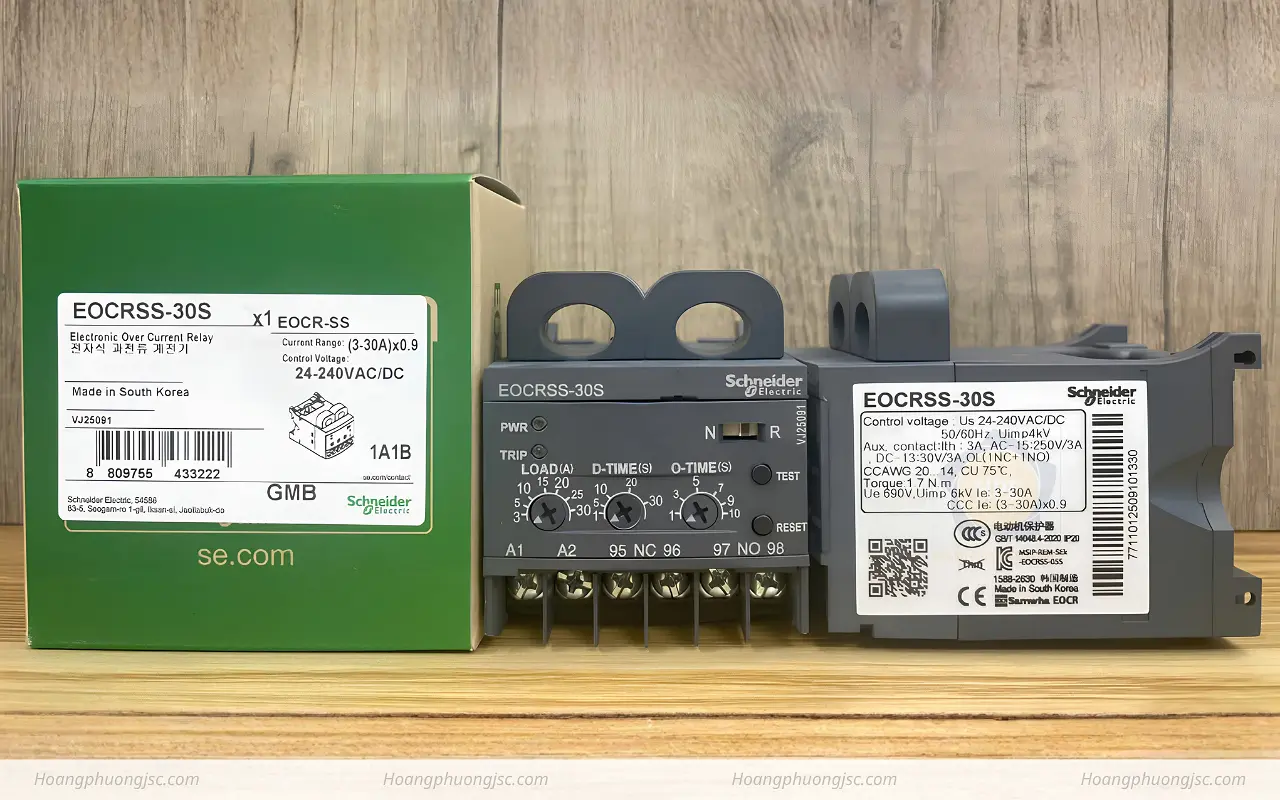 Hình ảnh thực tế rơ le điện tử EOCRSS-30S Schneider