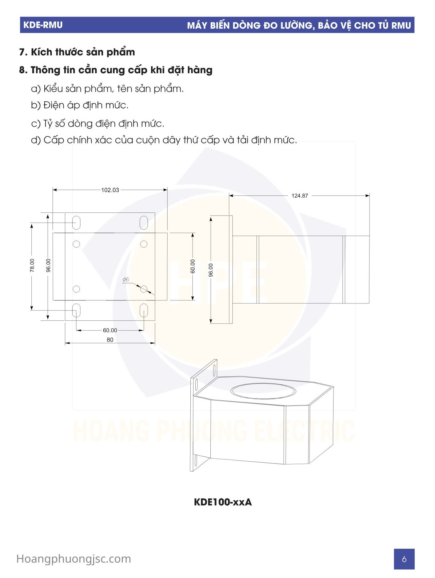 Biến Dòng CT1-2-3-4-5 Tủ RMU ABB Kèm Rơ Le REJ603