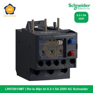 LR97D015M7 _ Rơ le điện tử 0.3-1.5A 220V AC Schneider
