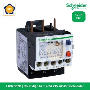Rơ le điện tử LR97D07B 1.2-7A 24V AC/DC Schneider