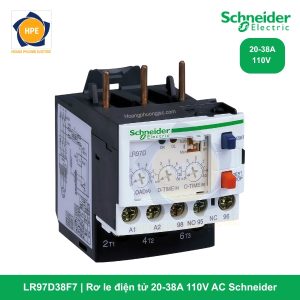 Rơ le điện tử LR97D38F7 20-28A 110V AC Schneider