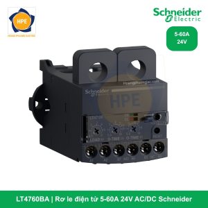 Rơ le điện tử LT4760BA Schneider | Bảo vệ quá dòng 5-60A