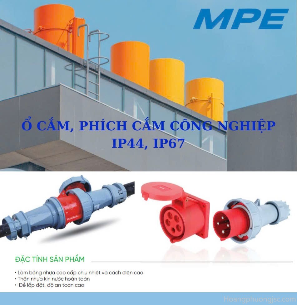 Thiết bị điện MPE chính hãng với đầy đủ đèn LED, tủ điện, công tắc ổ cắm, Smart Home và thiết bị công nghiệp. Hoàng Phương phân phối toàn quốc.