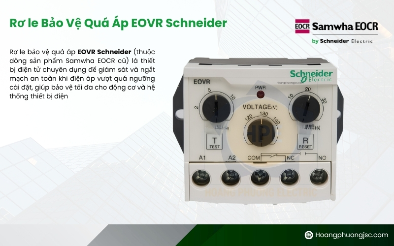 Rơ le Bảo Vệ Quá Áp EOVR Schneider