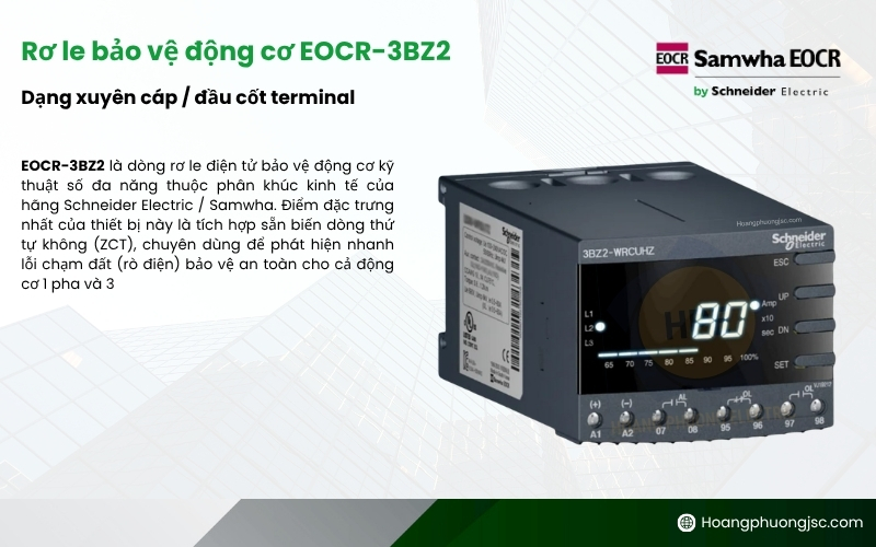 Rơ le bảo vệ động cơ EOCR-3BZ2