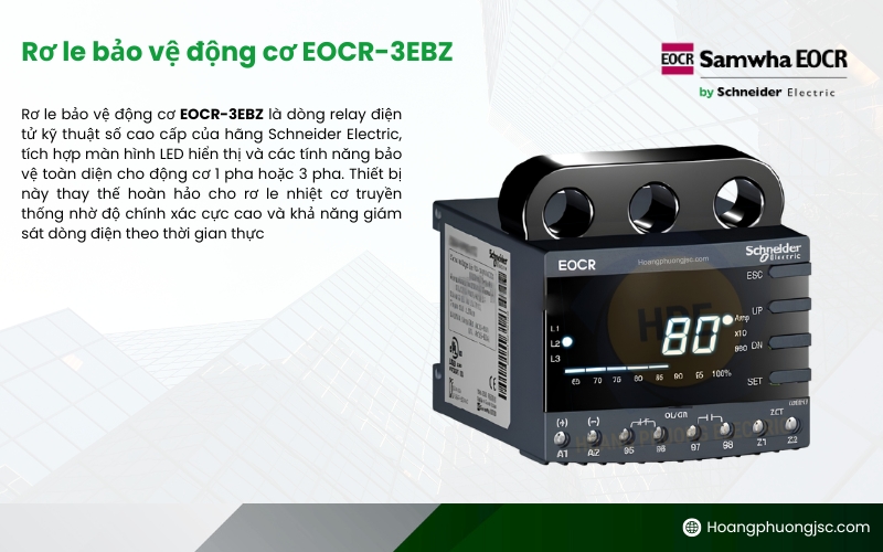 Rơ le bảo vệ động cơ EOCR-3EBZ Schneider