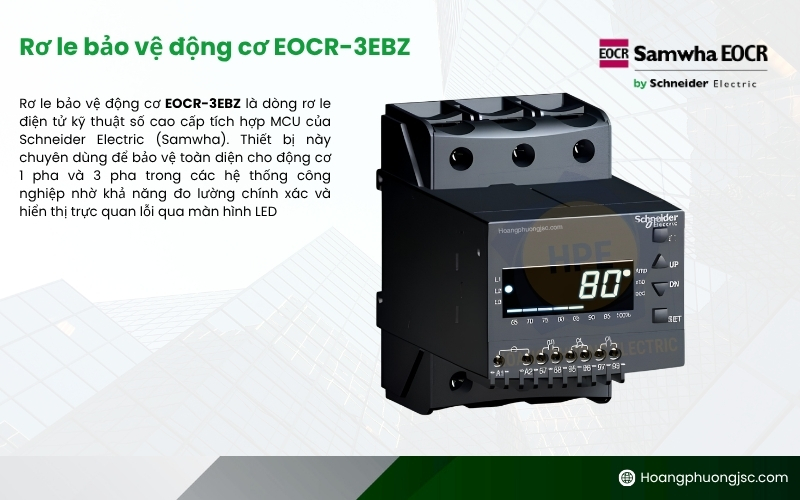 Rơ le bảo vệ động cơ EOCR-3EBZ