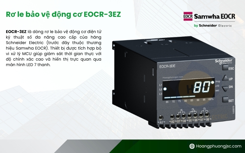 Rơ le bảo vệ động cơ EOCR-3EZ Schneider
