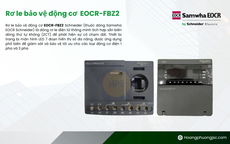 Rơ le bảo vệ động cơ EOCR-FBZ2 Schneider