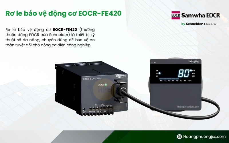 Rơ le bảo vệ động cơ EOCR-FE420 Schneider