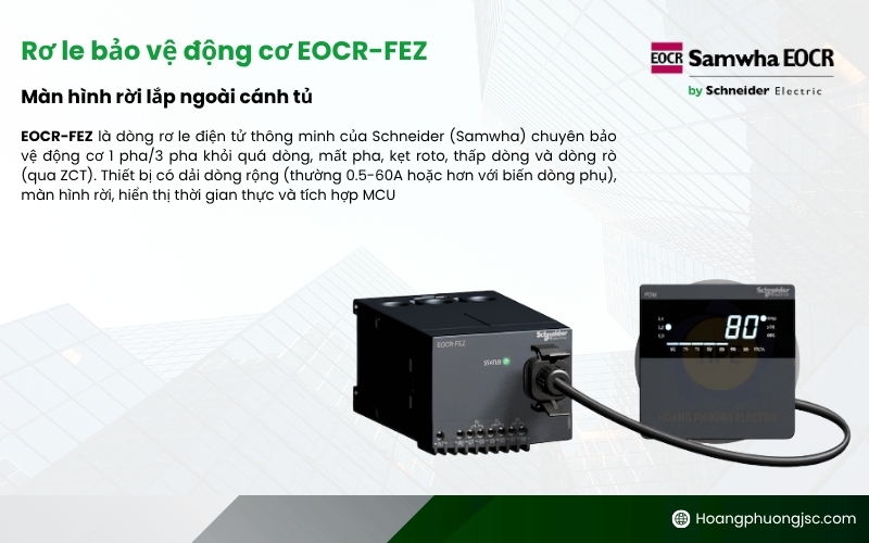 Rơ le bảo vệ động cơ EOCR-FEZ