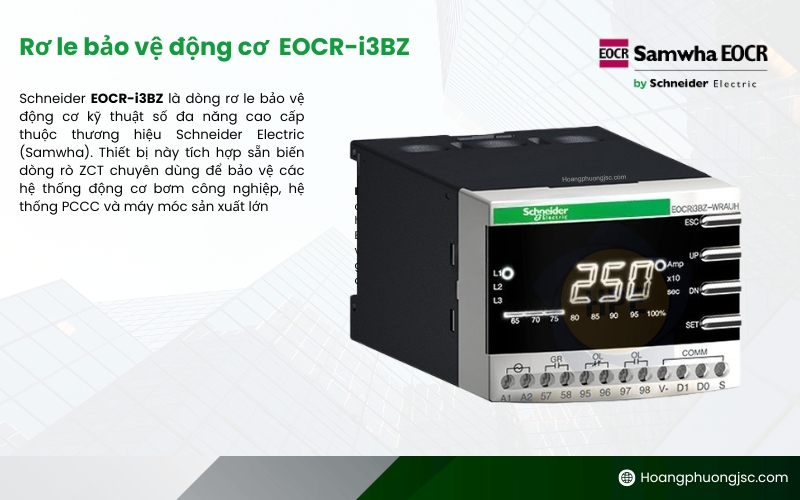 Rơ le bảo vệ động cơ EOCR-i3BZ Schneider