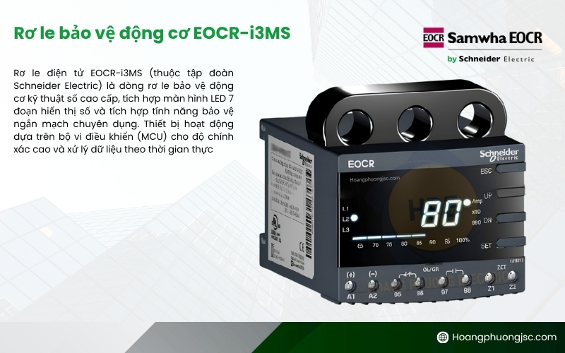 Rơ le bảo vệ động cơ EOCR-i3MS Schneider