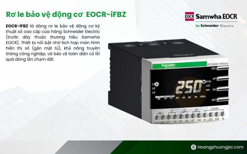 Rơ le bảo vệ động cơ EOCR-iFBZ Schneider