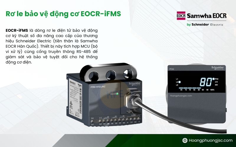Rơ le bảo vệ động cơ EOCR-iFMS Schneider