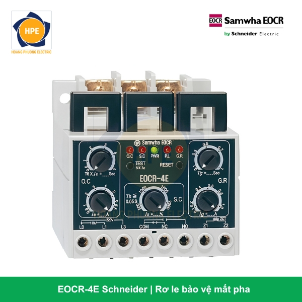 Rơ le bảo vệ mất pha Schneider EOCR – 4E