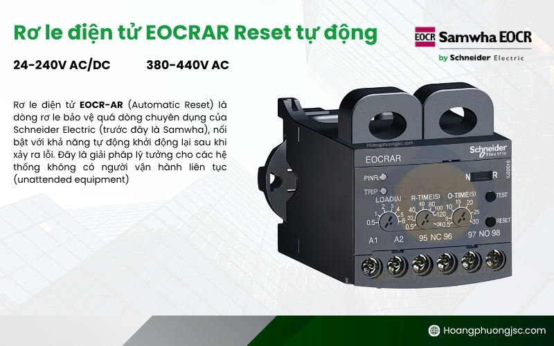 Rơ le điện tử EOCRAR Reset tự động