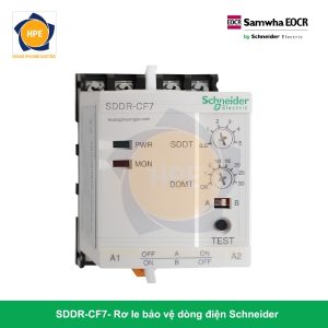 SDDR-CF7 - Bảo vệ quá dòng, mất pha, kẹt rotor, tự động khởi động lại ( 110~120VAC - 5060Hz )