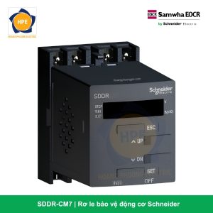SDDR-CM7 - Bảo vệ quá dòng, mất pha, kẹt rotor, tự động khởi động lại (220~240VAC - 5060Hz )